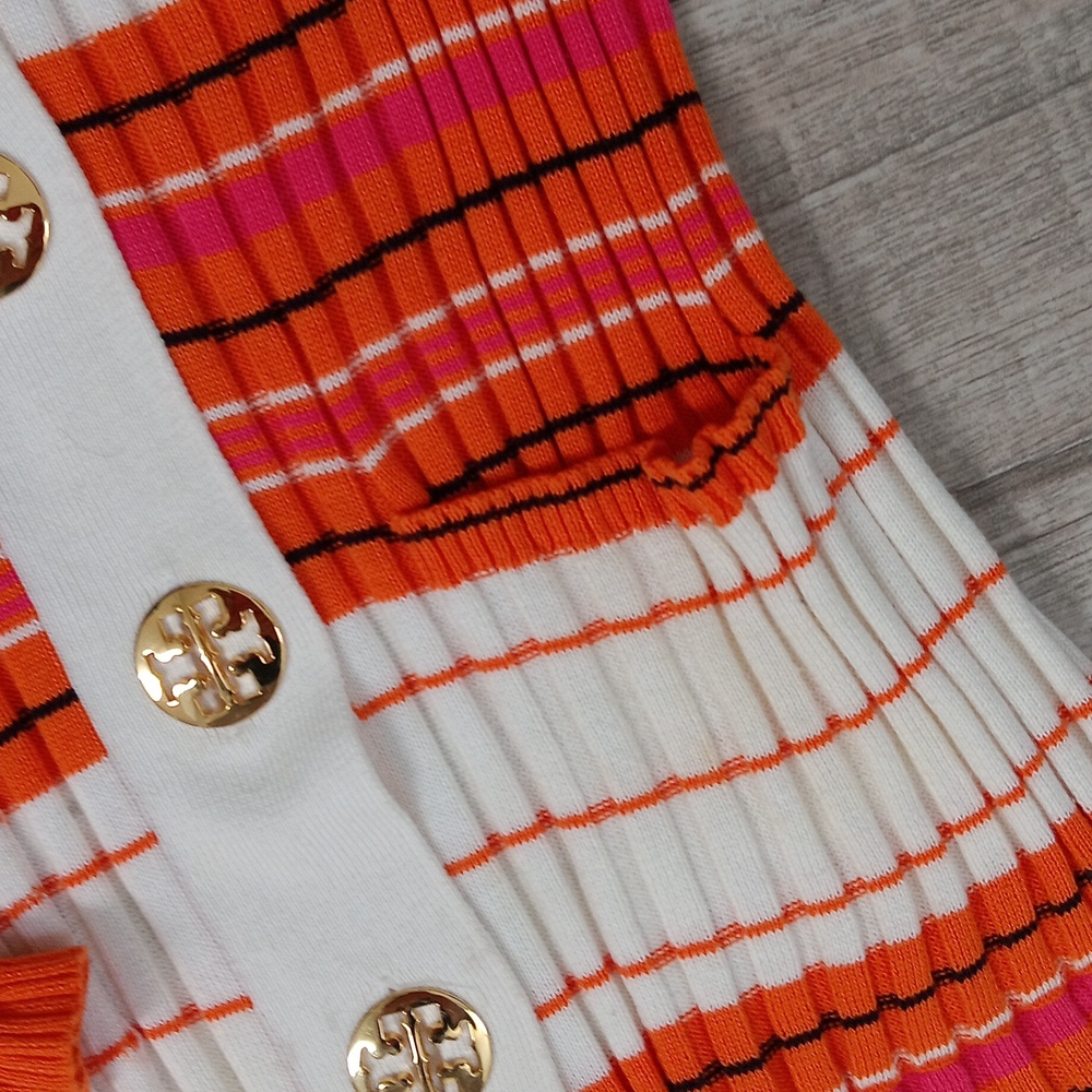 TORY BURCH..RIBBED CARDIGAN..SMALL - Picture 3 of 6